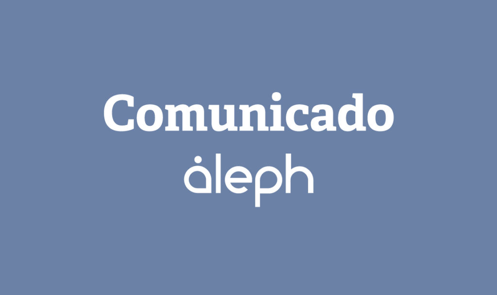 Comunicado Áleph